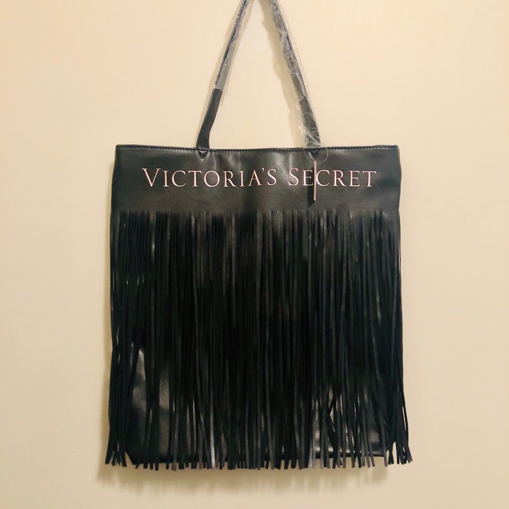 NWT Victoria’s Secret Fringe Tote Bag